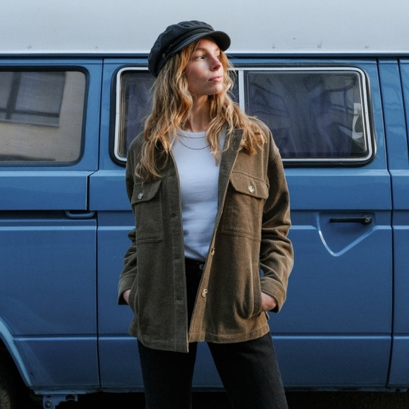 New Ottway The Label FOREST REIS CORD SHIRT/JACKET Large - Picture 1 of 10